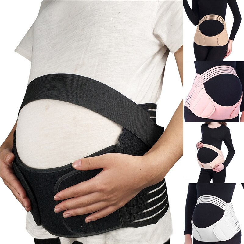 Cinturón de elevación de estómago Prenatal para mujeres embarazadas, cinturón elástico cómodo, transpirable posparto, pélvico, ajustable