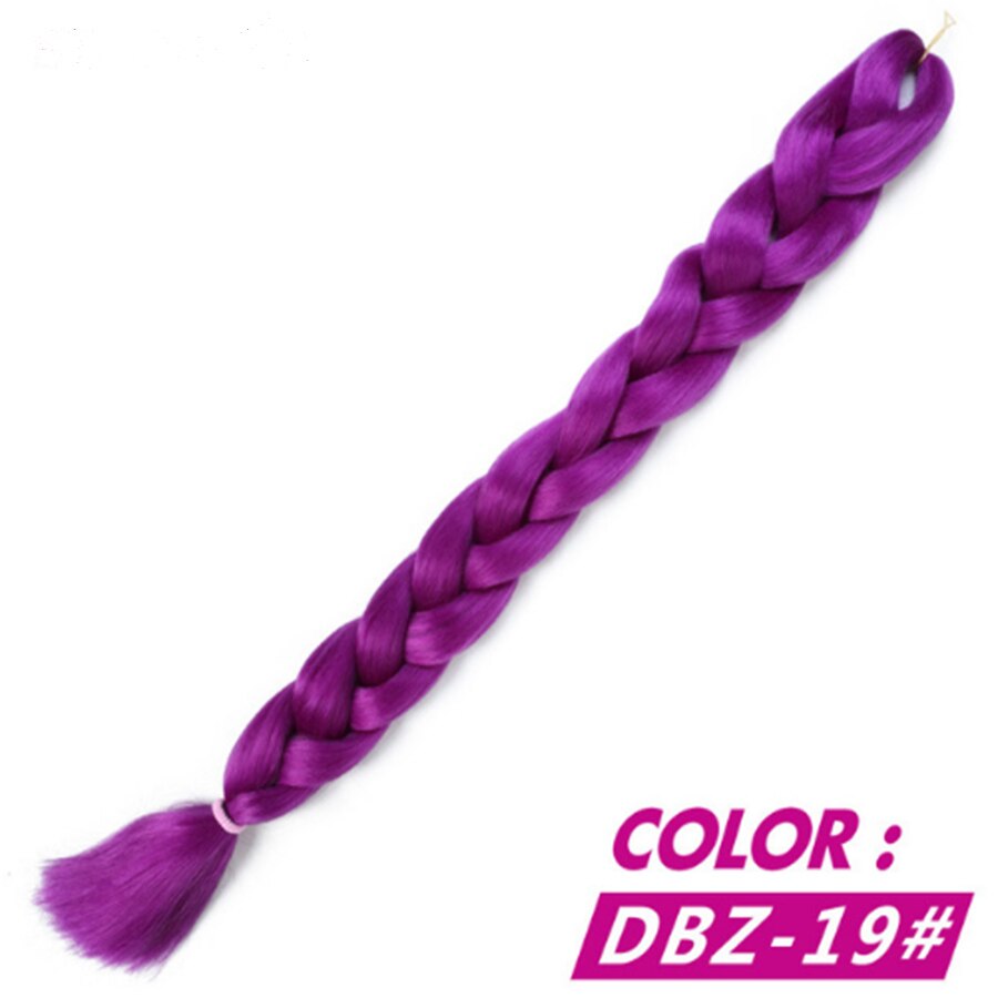82 zoll Hüfte-hüpfen schnur mit Reggae perücke schwarz Afrikanische farbe flechten einfarbig hohe temperatur haar Headwear Synthetische Flechten Haar: P4/30