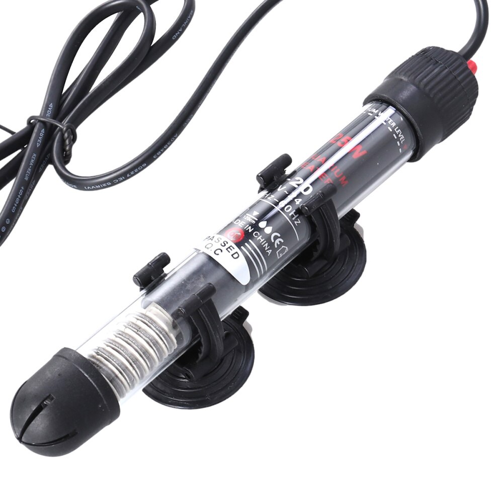 Submersible Aquarium Heater 25W with and Suction Cup (Plug)
