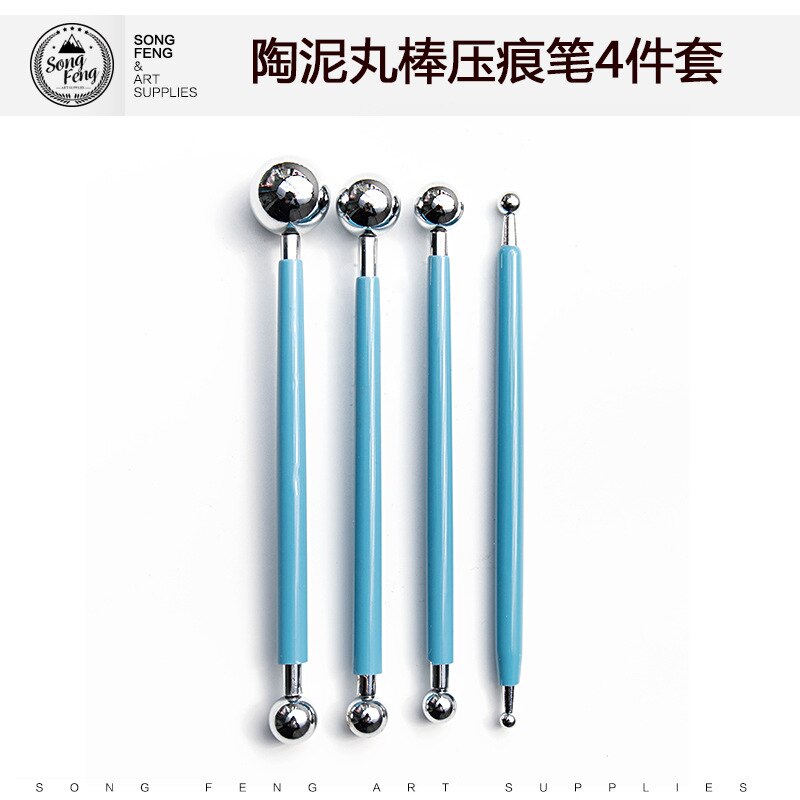 13 Pieces Set Pottery Tools Clay Sculpture Pottery Tools Multi-specification Stipple Carving Combination Art Supplies Set Tools