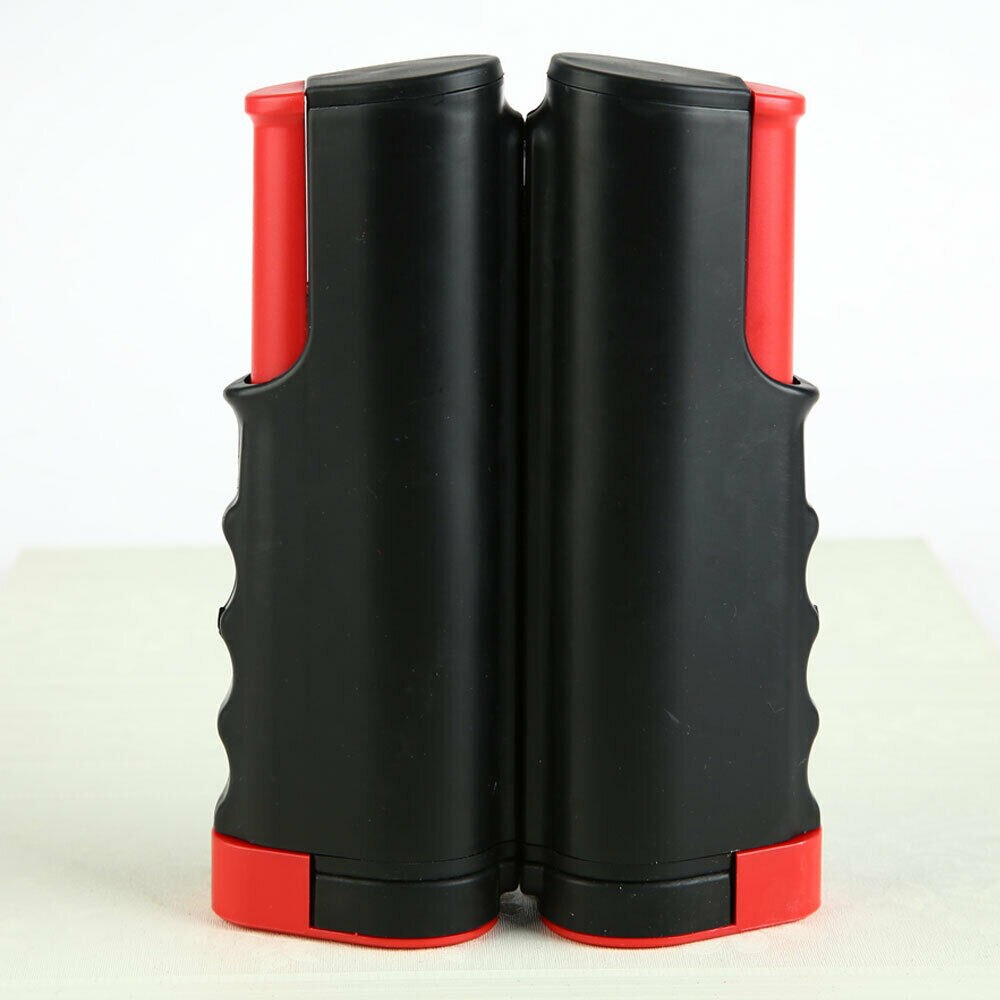 Portable Table Tennis Net Anywhere Retractable Ping Pong Postnet Rack for Any Table Home Gyms Exercise Equipments: Black red