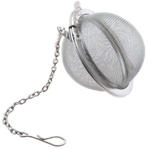 Tea Infuser Stainless Steel Sphere Mesh Tea Strainer Coffee Herb Spice Filter Diffuser Handle Tea Ball Reusable Secure Locking