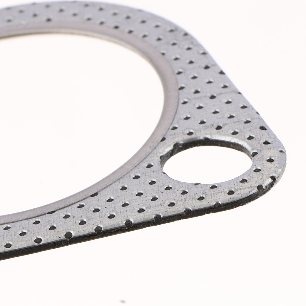 2 Bolt High Temp Exhaust Gasket 2.5 Inch Heavy Duty Mild Steel Exhaust Flange Washer