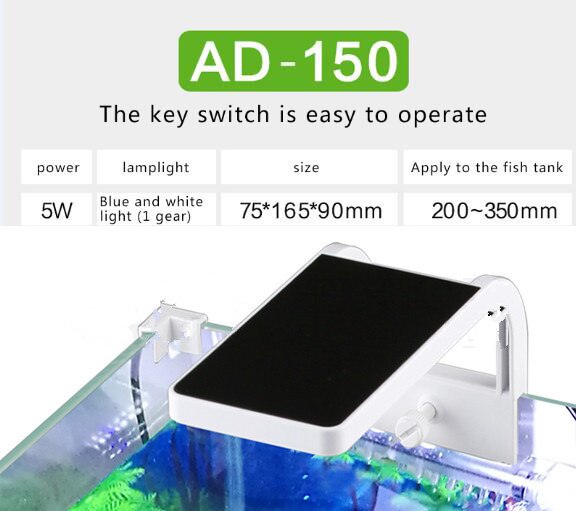 SUNSUN Aquarium landscaping light aquarium lighting lamp LED lamp AD150 AD200 AD320C AD320S Aquarium led ornamental fish light: AD-150