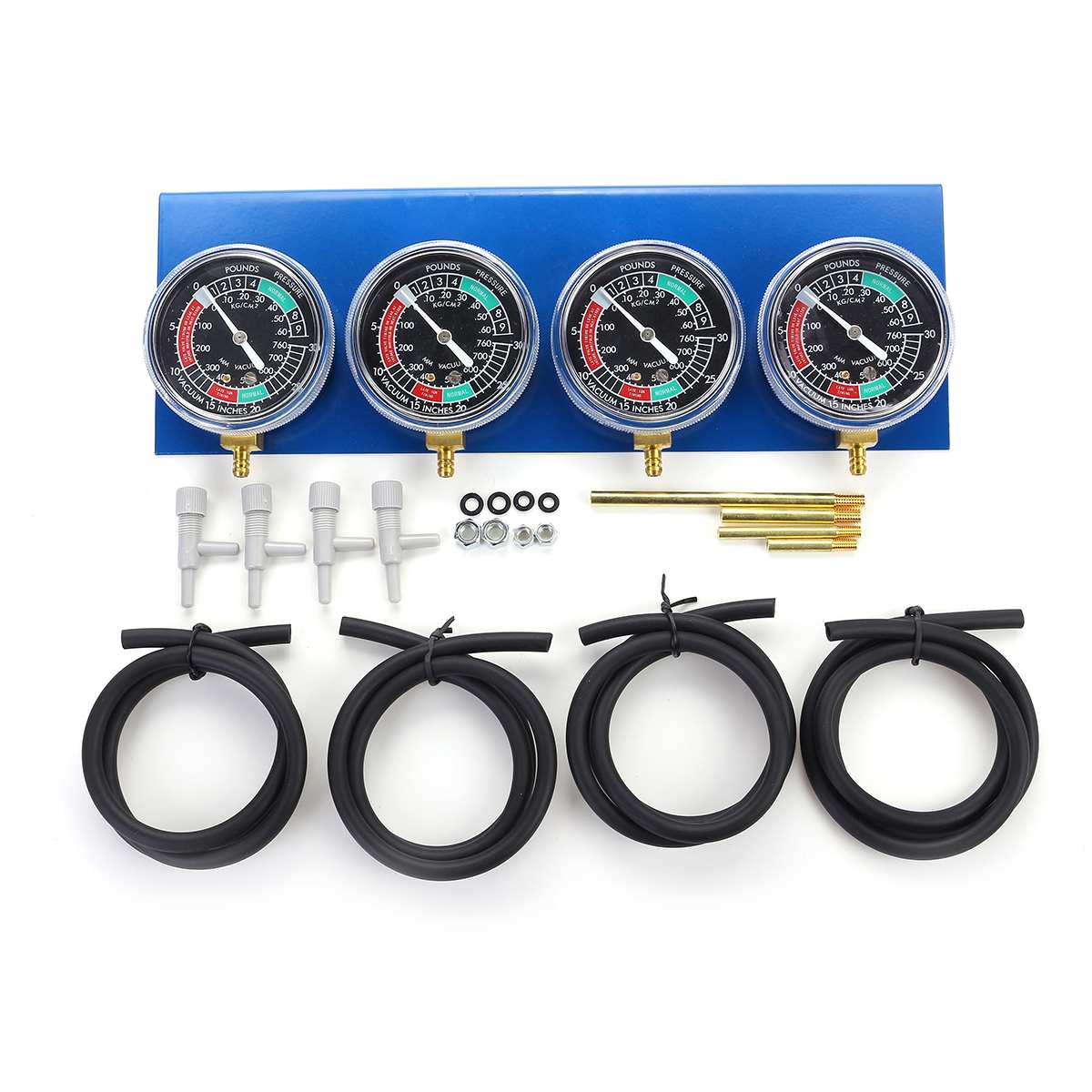 Motorcykel brændstof vakuum karburator synkronisering værktøj carb sync gauge 2/ 4 cylinder til motorcykel motorcykel carbs universal carbu: 4 cylindre
