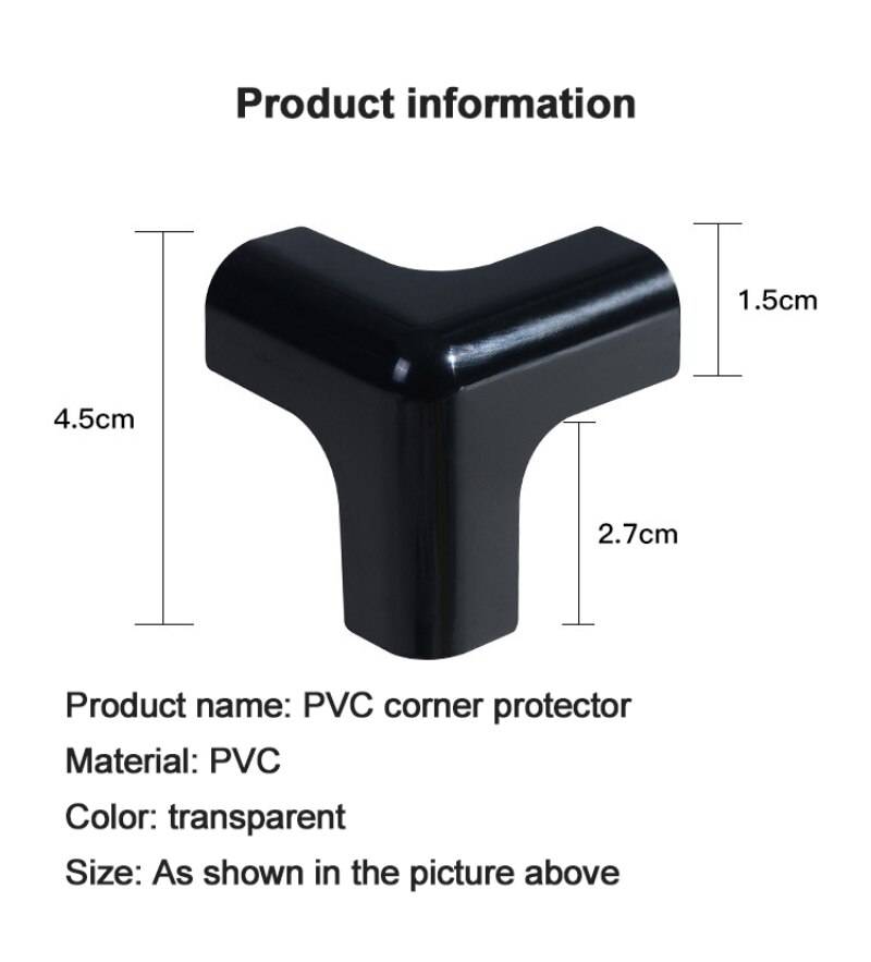 1 Pcs T Shape Child Baby Safety Silicone Protector Table Corner Edge Protection Cover Children Anticollision Edge & Guards