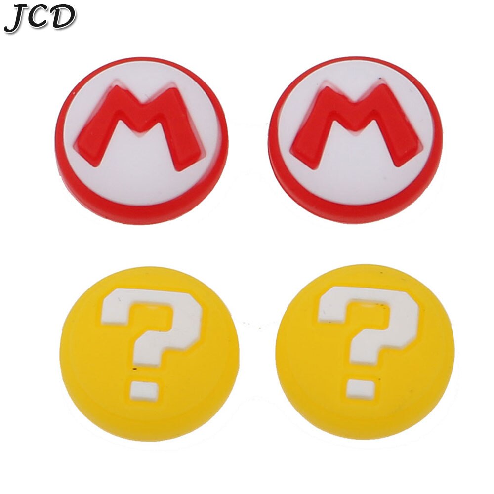 JCD 4pcs Silicone Caps For Nintend Switch NS Joy-Con Joystick Cover Thumb Stick Grip Cap For Joy con Controller Analog Stick Cap: 14 15 each 2pcs