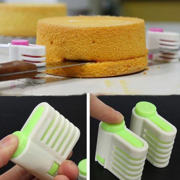2 Stks/pak 5 Lagen Verstelbare Diy Cake Slicer Brood Leveller Cutter Fixator Gids Cake Cutter Leveler Slicer Cutting Fixator