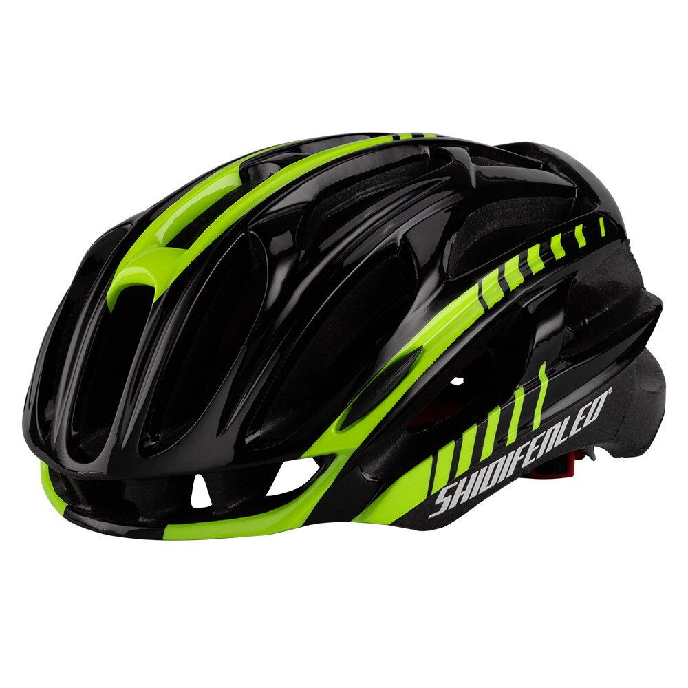 Casco ligero para ciclismo de montaña para adulto, equipo de protección para deportes al aire libre,: black and yellow