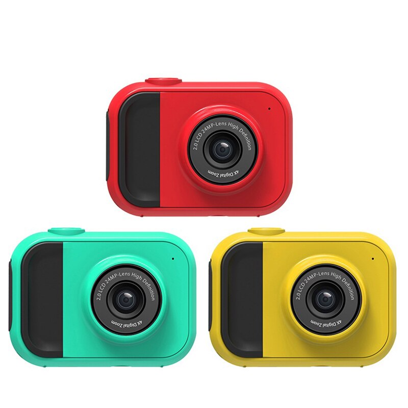 Children's Camera Waterproof 1080P HD 4x Zoom Screen Camera Video Toy Kids Cartoon Cute Camera Outdoor Photography Kids