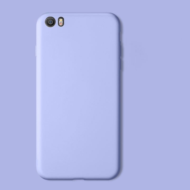 Fundas Caso Per Xiao mi mi 5 mi 5 m5 di lusso liquido opaco Molle Del Silicone Del Telefono Custodie Per Xiao mi mi 5 mi 5 m5 posteriore Della Copertura armatura Coque: purple / only case