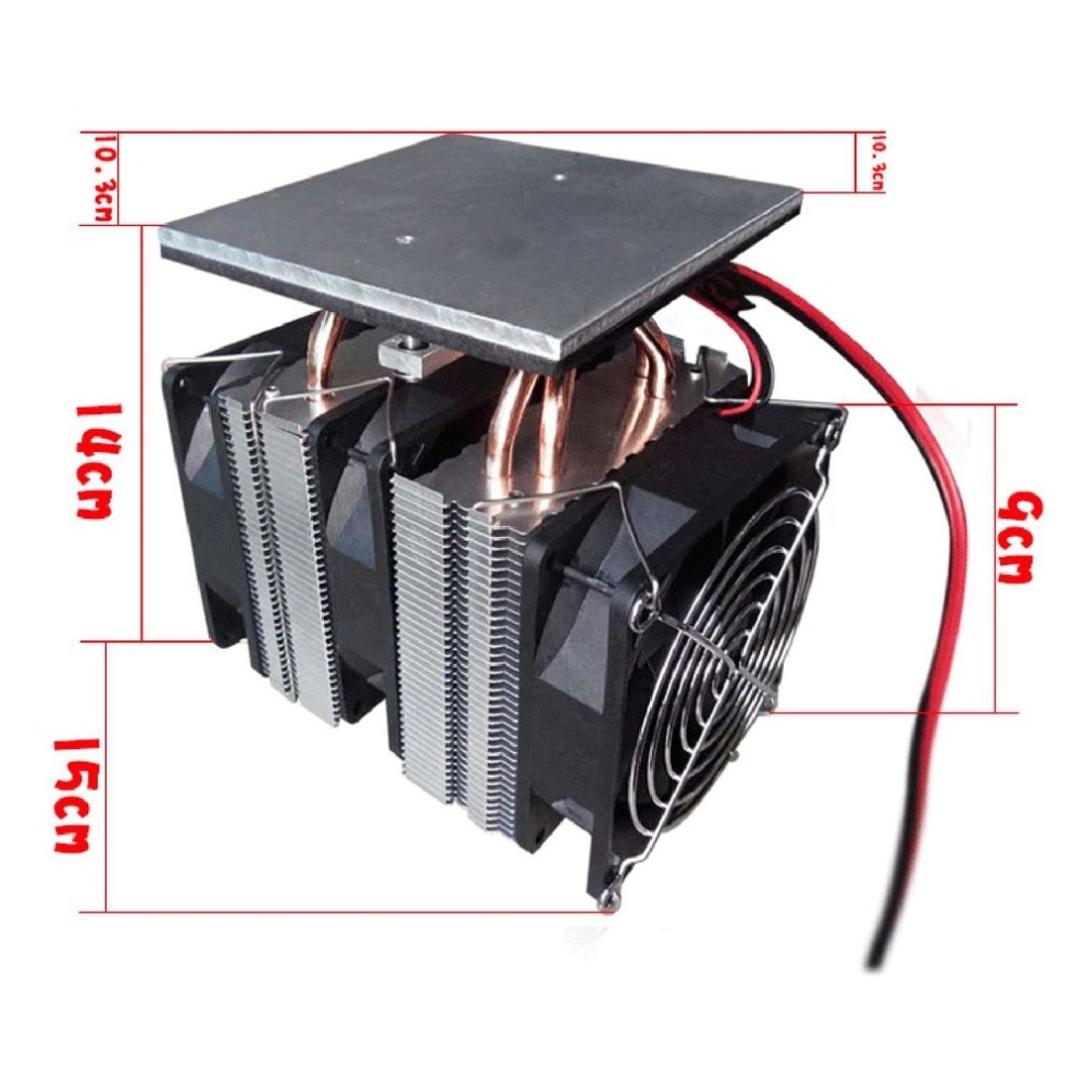 Placa de refrigeración de semiconductores de 12V 240W efecto Peltier, lámina, plancha para refrigerar el ordenador, de gran potencia