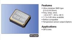 KT2520F 40 M 40 MHZ 40.000 MHZ TCXO de oscilador de cristal x 10 piezas