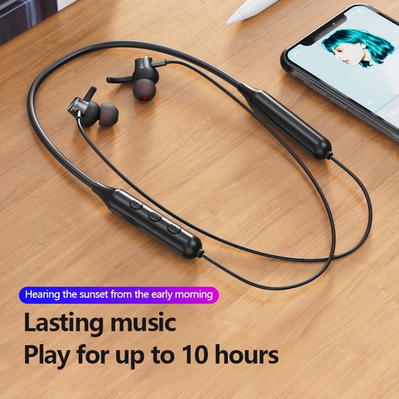 Draadloze Bluetooth Oortelefoon Ruisonderdrukking Stereo Headset Bluetooth 5.0 Sport Headset Voor Xiaomi Telefoon