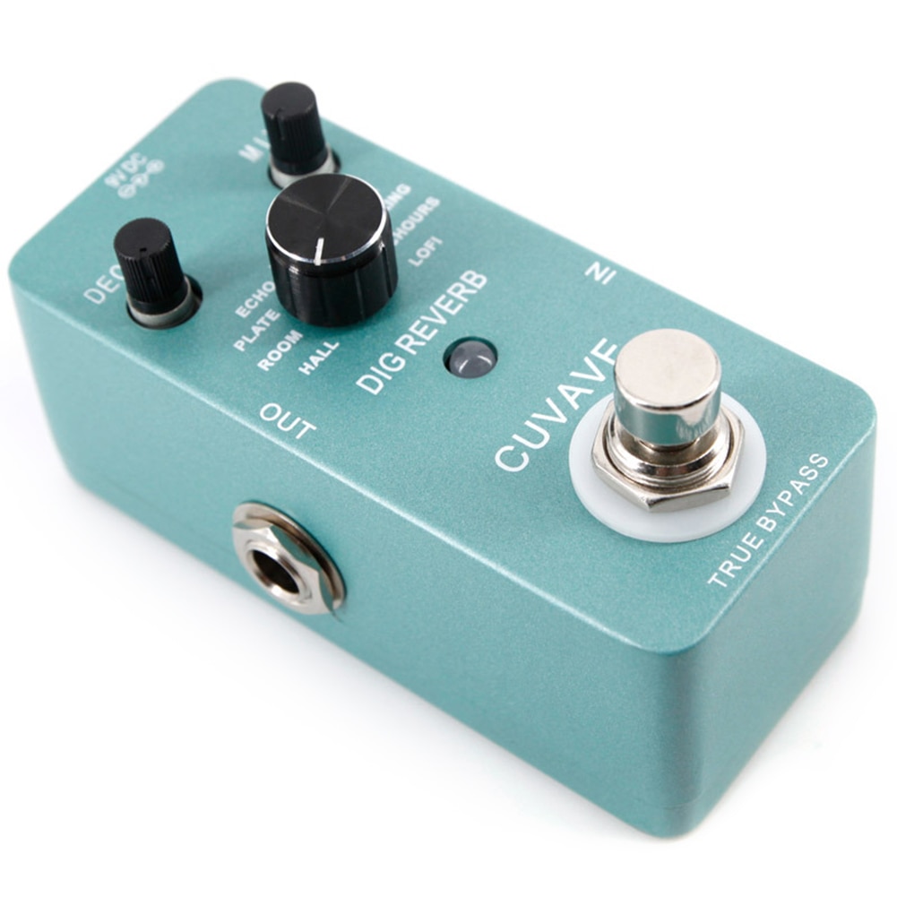 Cuvave Mini Digital Reverb Guitar Effect Pedal 9 R... – Grandado