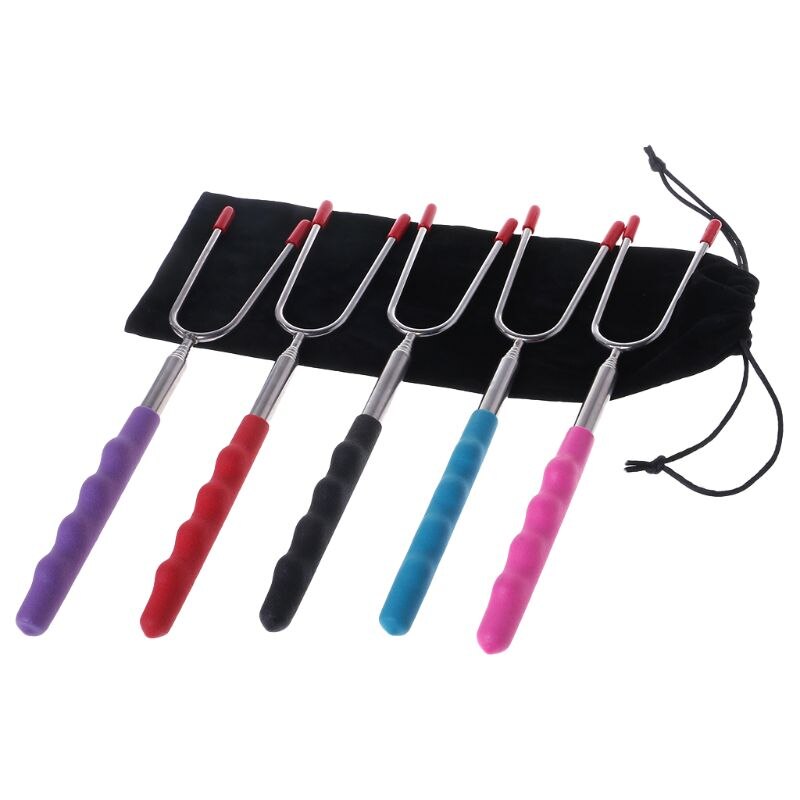 Telescopische Bbq Vork Roosteren Sticks Marshmallow Dog Smore Spiesjes Rvs W0YD