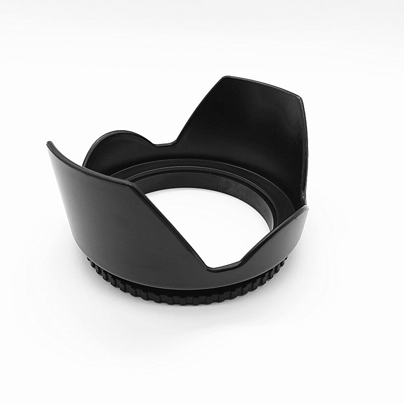 Filtro UV de tapa de lente de 58mm para Canon, EOS, 18-55mm, F3.5-5.6, 55-250mm, F4-5.6 ,400d, 450d, 550D, 600D, 1000D, Kiss, X2, X3, X4, X5: HOOD