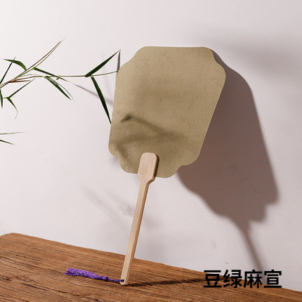 Groep Fan Dikke Rijst Papier Blanco Hand Fan Hand Schilderen Diy Ventilateur Abanicos Para Boda Hanfu Prestaties Props Draagbare: Dark Gray