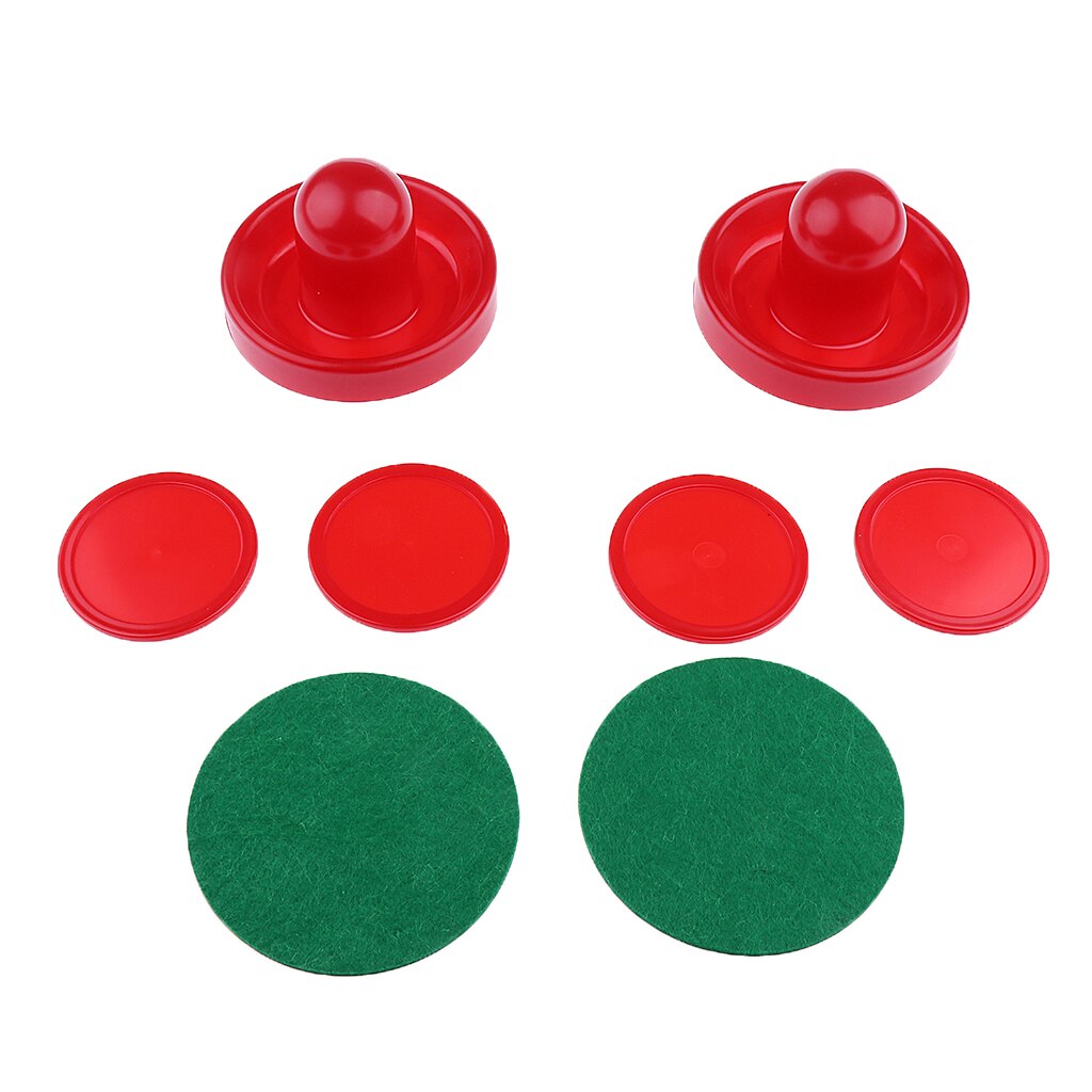 einstellen von 2 Drücker Eishockey Tisch + 4 Eishockey Puck Tisch Zubehör Luft Eishockey