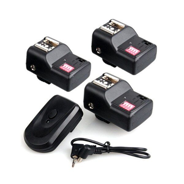 PT-16 GY Channels Flash Wireless/Radio Trigger with 4 Receiver for canon nikon pentax 600d d3100 d7000 d90 60d Photo Studio: Package 4