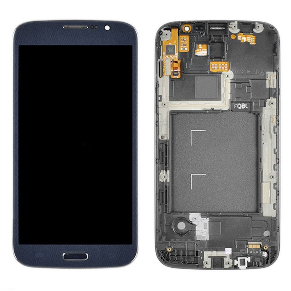 For Samsung Galaxy Mega 5.8 I9152 i9150 i9158 LCD Screen and Digitizer Assembly with Front Housing Replacement!: Black assembly