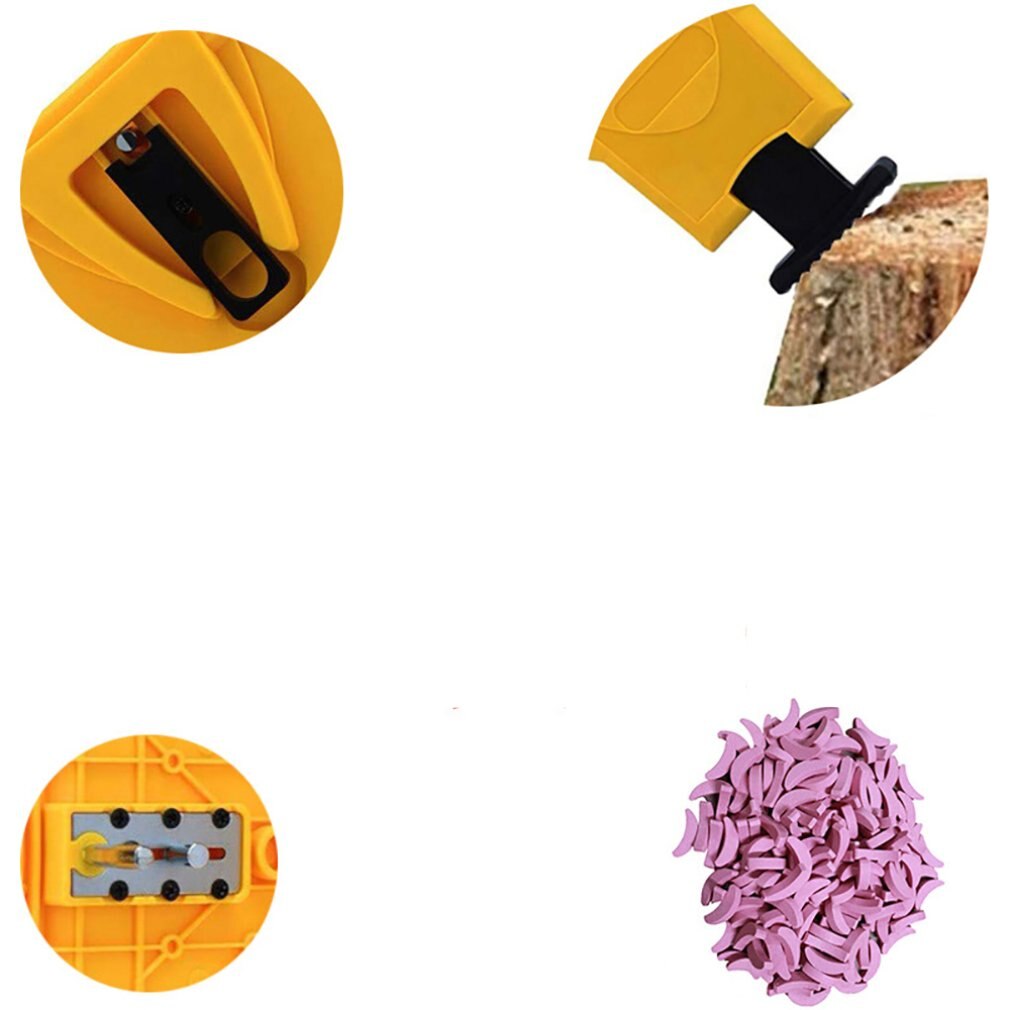 Let fil kædesav tænder kædeslibeværktøj slibning savspidser sten slibning ramme slibekæde til træbearbejdning