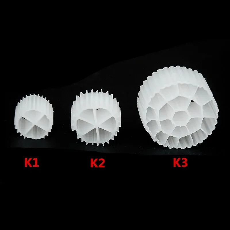 500g/1kg K1 K2 K3 blanco rojo acuario Koi estanque plástico filtro bioquímico medios Material de filtro de tanque de peces