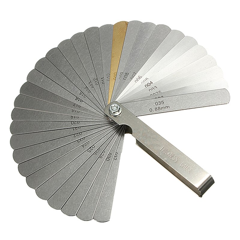 Sv -32 asetettu etäisyysmittari rakomittari venttiili opetus rakomittari 0.04-0.88 mm rakomitta