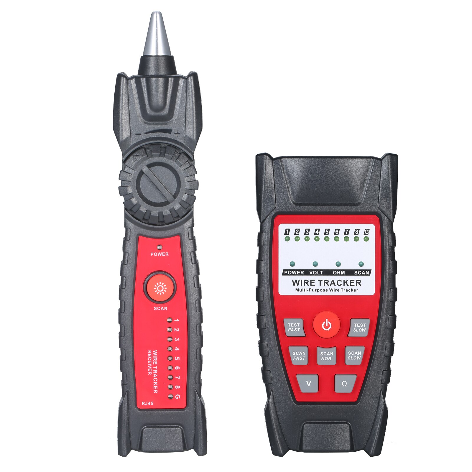 KKmoon Draht Tracker Tragbare RJ11 RJ45 Kabel Tester Telefon &Ampere; Netzwerk Linie Finder mit Kopfhörer für Netzwerk Wartung: Ursprünglich Titel