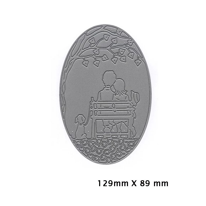 Elskere med kæledyrspasning form metal skære matricer stencil scrapbog album prægning til kort fremstilling håndværk indretning