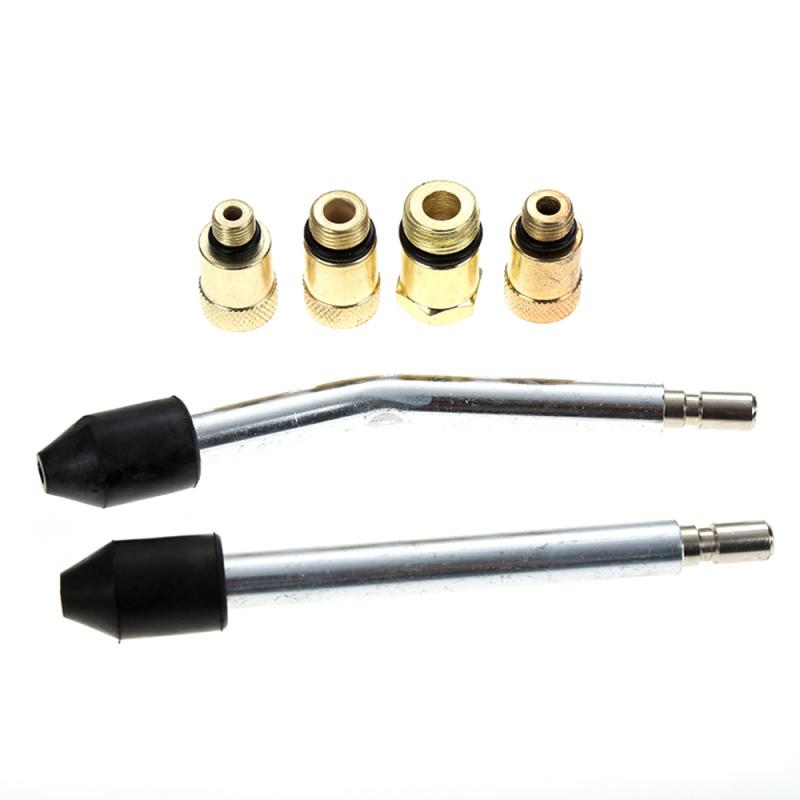 Instrumentos de medición de presión automática para gasolina, herramienta para motor de coche, probador de fugas de cilindro de motor, Kit de diagnóstico de manómetro Doble