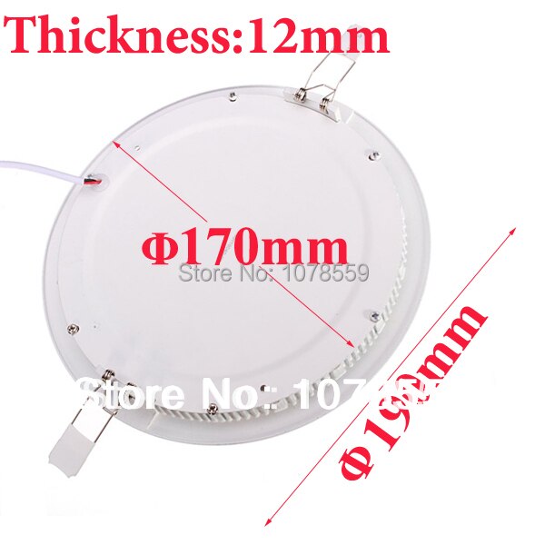 18W led panel lights Epistar chip 1680lm warm white/white round suspended SMD85-265V