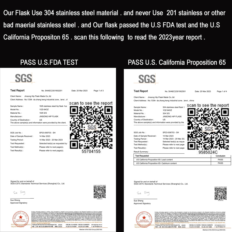 Lead -free 12oz whiskey flask stainless steel flask ,black and silver