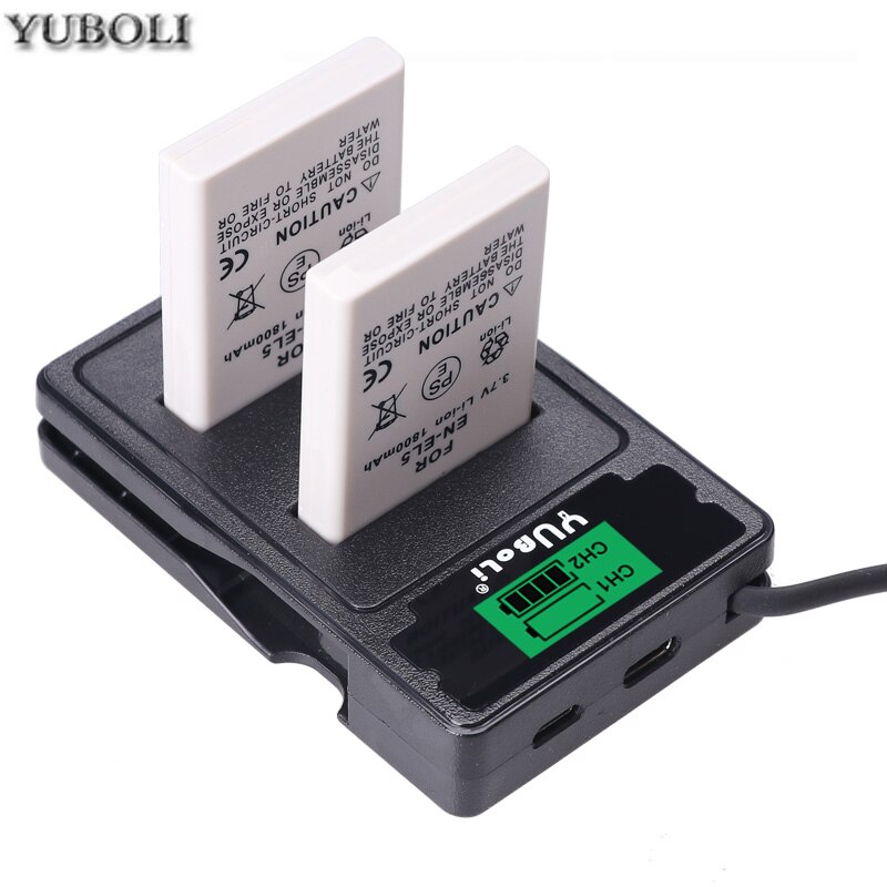 Batterie 3.7v 1800mah EN-EL5 ENEL5 EN El5, pour appareil photo Nikon Coolpix P80 P90 P100 P500, accessoires d'appareil photo