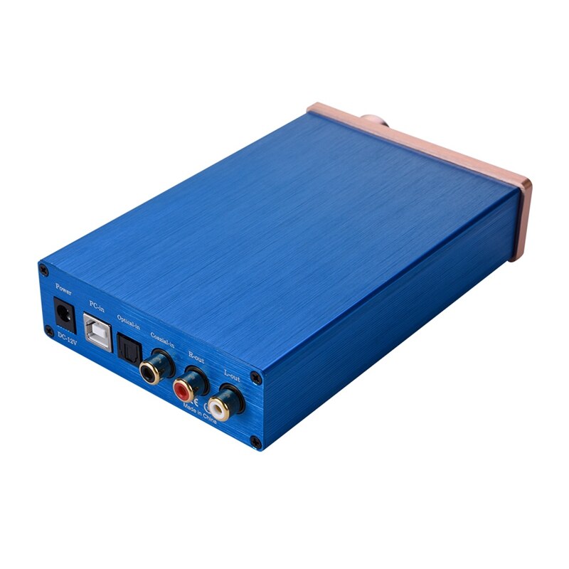 Nk -p90 met usb/glasvezel/coax digitale versterker da-c decoder converter digitaal-naar-analoog converter (eu-stekker)