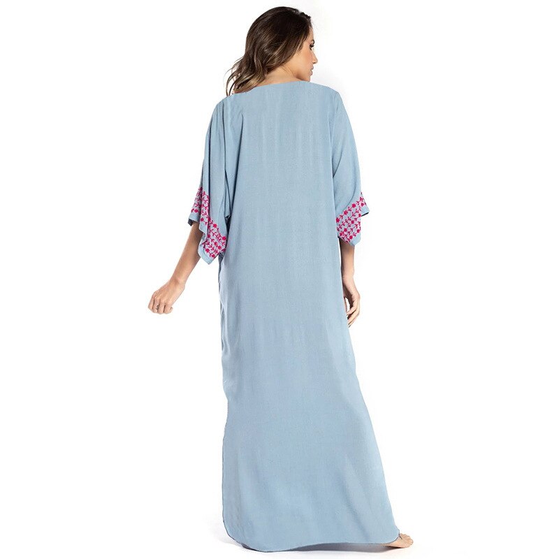 SCARF TIE KAFTAN SOUTH BEACH SUNRISE