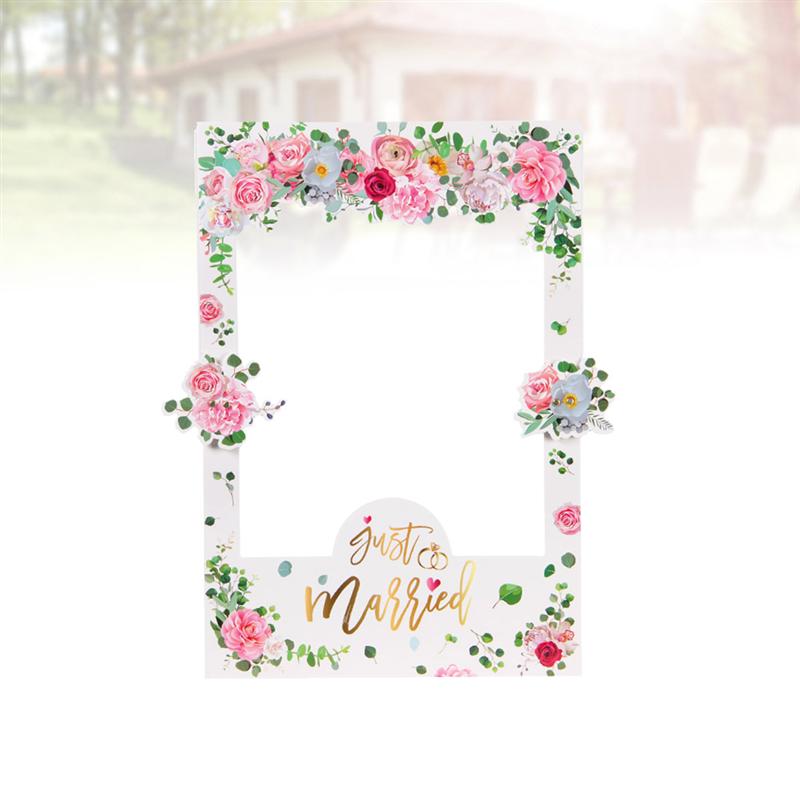 Fotolijst Schieten Bloemen Printing Booth Props Fotolijst Selfie Frame Fotografie Accessoires Feestartikelen Voor Ornamenten