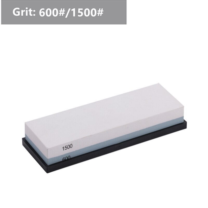 2-in-1 240 600 1000 3000 Streugut Messer Spitzer Schleifstein Schärfen Steine Schleifen Stein System Wasser Stein honen Küche Werkzeug: 600 und 1500