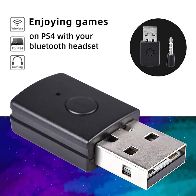 USB Bluetooth 4.0 Dongles Adapters for PS4 PS5 Controller Wireless Adapter Audio Receiver Transmitter Game Accessories