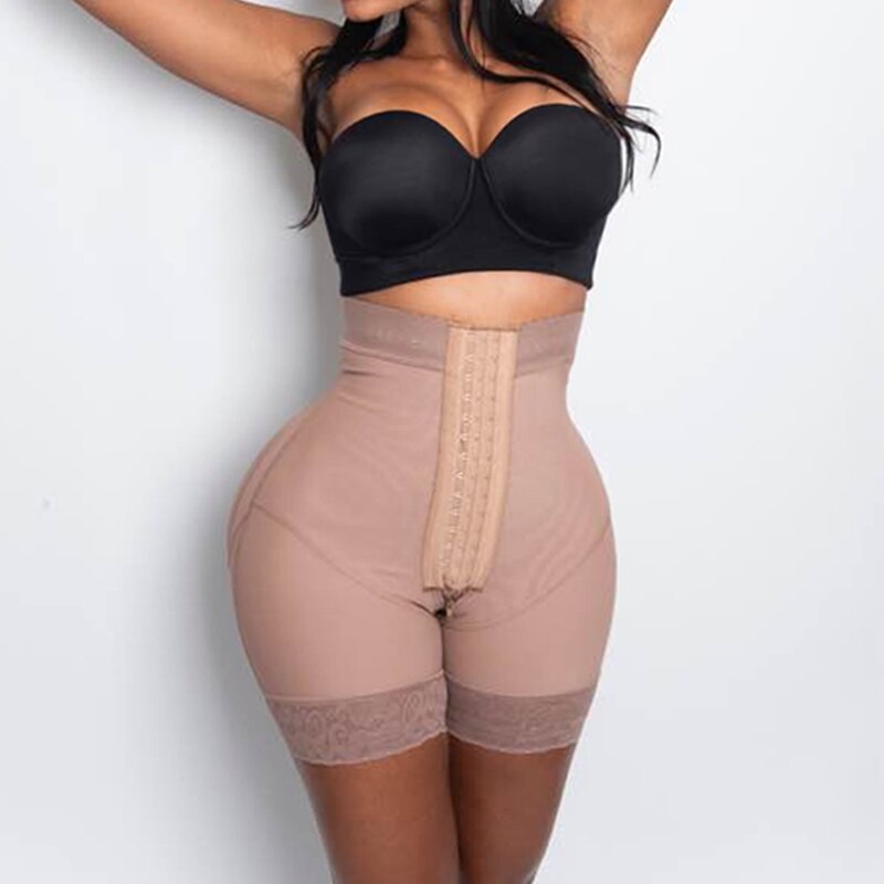 Shapewear Women High Compression BBL Postpartum Butt lifter Butt Pads Seamless Hip Enhancer Shorts Fajas Colombianas