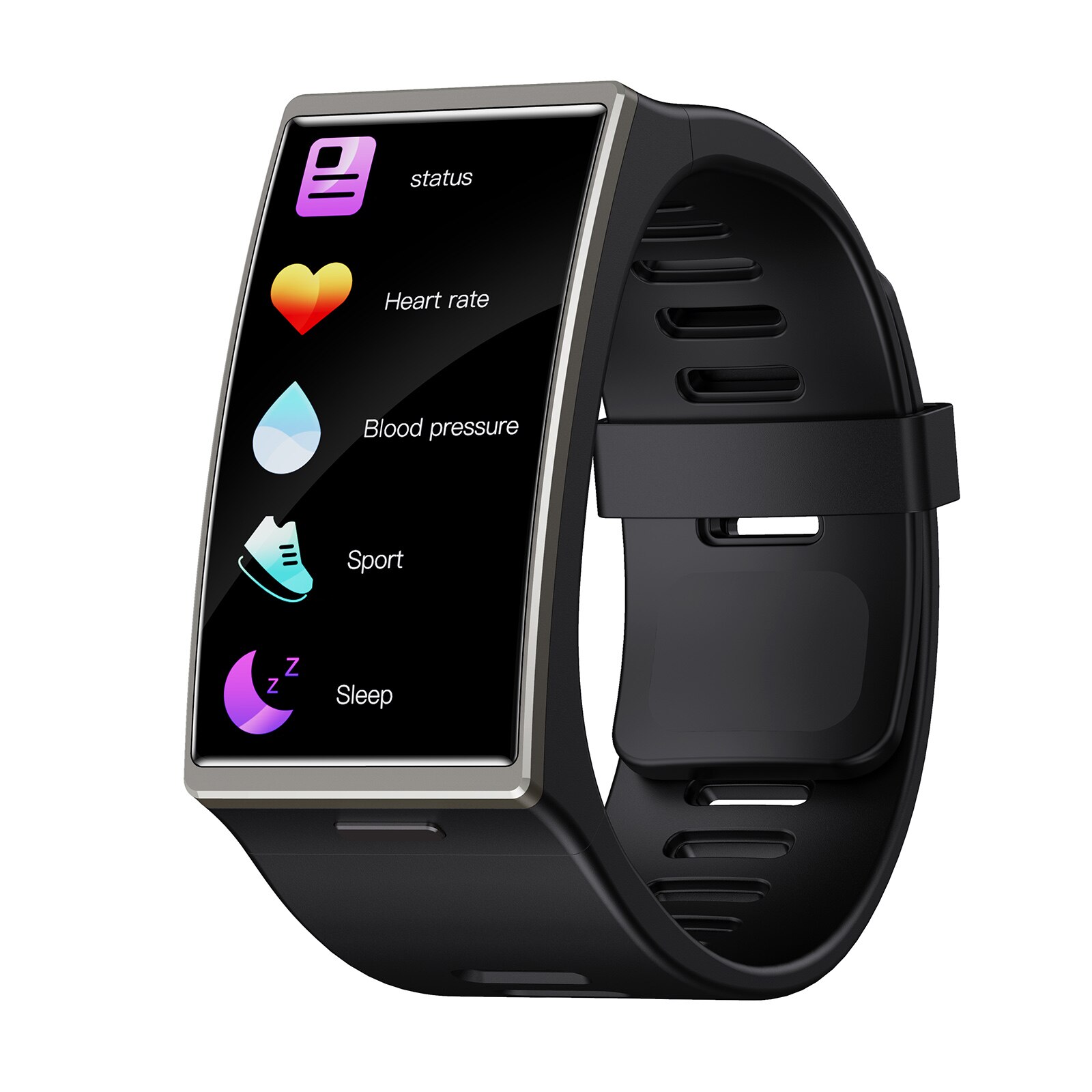 DM12 Smart Horloge Met 1.9 ''Touchscreen Horloge IP68 Waterdichte Bt 5.0 Smart Smartwatch Armband Wrist Band Mannen Vrouwen: Grijs