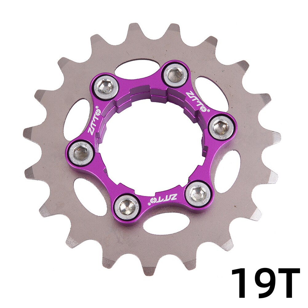 Bicycle Single Speed Freewheel Steel 16/17/18/19/20/21/22/23T 10/11 Speed HG Hub Bike Conversion Kit BMX MTB Sprocket Parts: 04