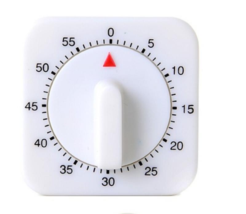 1 pc 60 min keuken mooi wit nieuwigheid mechanisch opwindbaar kookwekker herinnering teller alarm