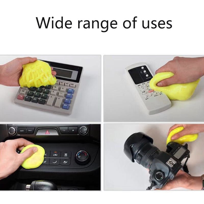 Auto Car Cleaning Glue Magic Dirt Cleaner Dust Remover Gel for Keyboard Computer Cellphone Screen Clean