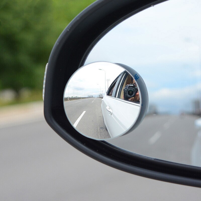 Rétroviseur Bébé Range Tour - Grand Angle Convexe, Réglable 360°, Fixation Ventouse Ou Adhésive - Pour Voiture, SUV, Camion