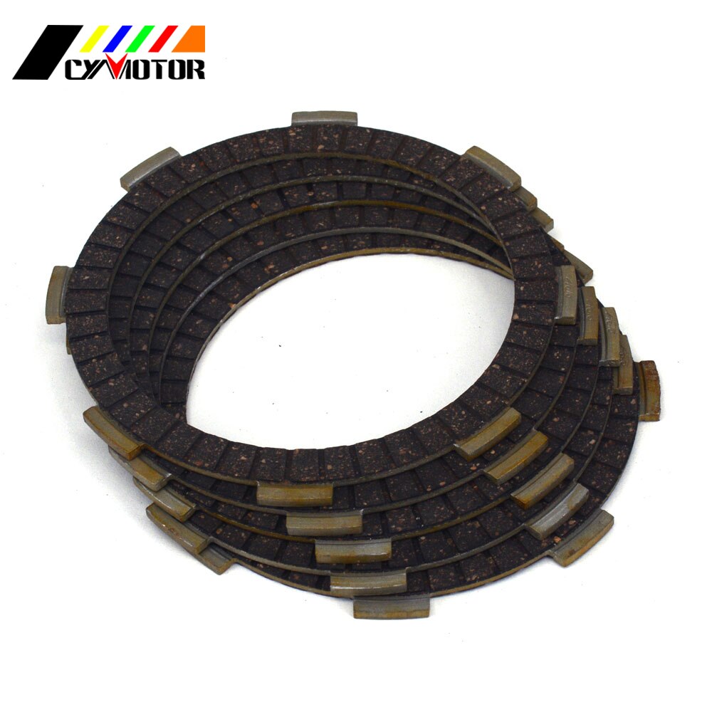 Placas de fricción de embrague de motocicleta, juego de discos para HONDA CR CG CB CBR XL CRF ATC CM DF TLR TR TRX XR 80 85 110 125 150 185-250, 5 uds.
