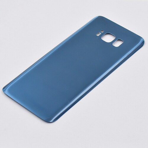 5.8" For SAMSUNG Galaxy S8 G950F Back Battery Cover Door Rear Glass Housing Case Replace For SAMSUNG S8 Battery Cover: Blue No Lens