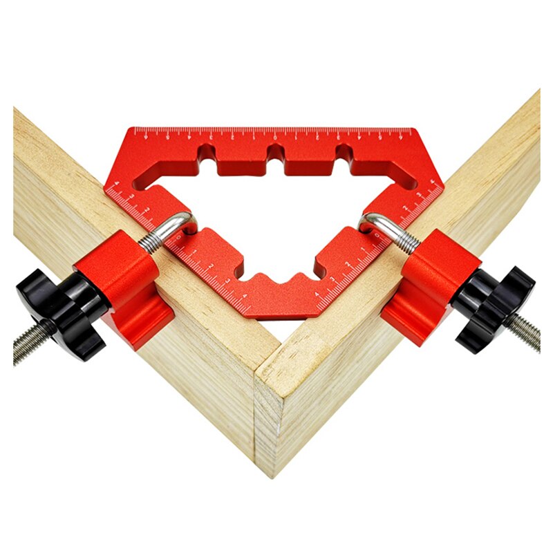 lavorazione del legno 45/90 gradi L-a forma di ausiliario apparecchio giunzione tavola posizionamento pannello fisso clip falegname's quadrato governate utensili