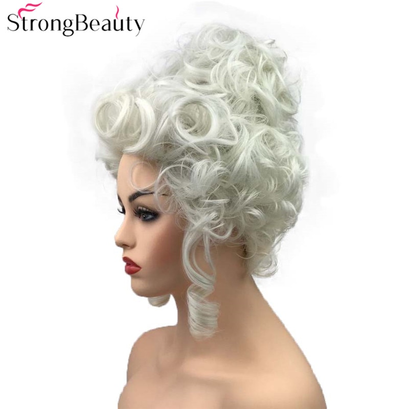 StrongBeauty Synthetische Lockige Haar Perücke Marie Antoinette Perücke Frauen Cosplay Perücken