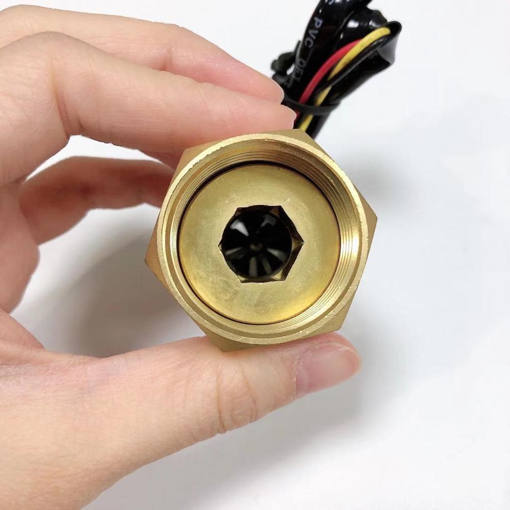 G 3/4" Union Nut DN20 to DN25 Easy Installed Magnetic Water Flowmeter Water Flow Meter Pulse Output Flow Sensor SEN-HZ43FD